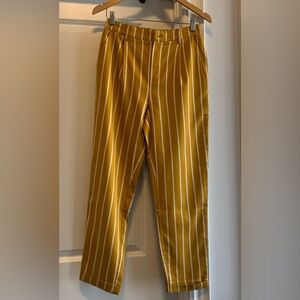 Mix & Match - Forever 21 Mustard Striped Chinos